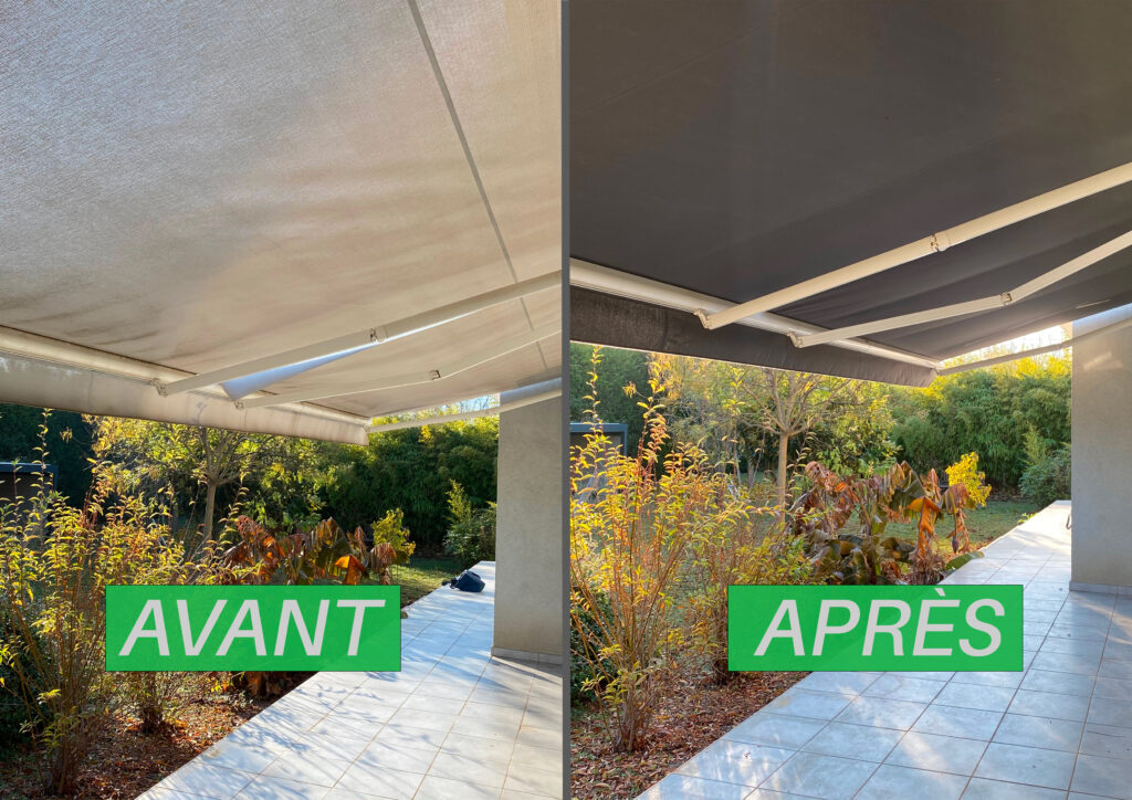 Rentoilage store banne