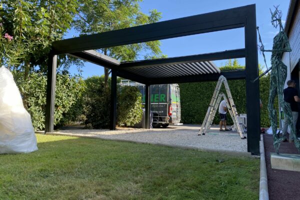 Pose pergolas bioclimatique