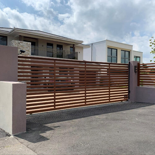 Portail aluminium automatique