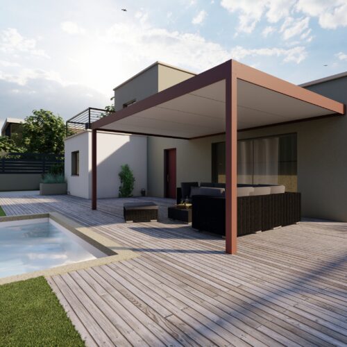 Pergola fixe pour terrasse