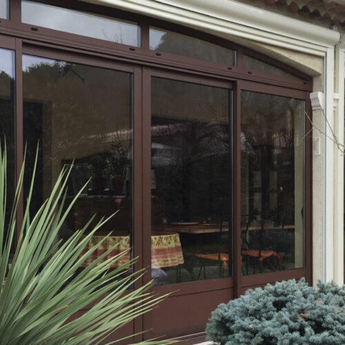 Fermeture de terrasse aluminium