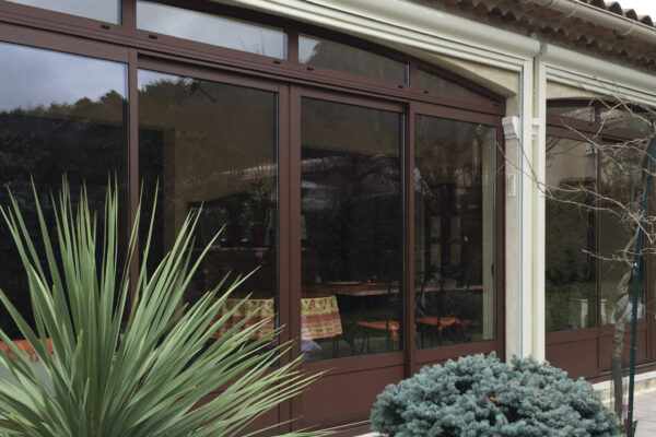 Fermeture de terrasse aluminium