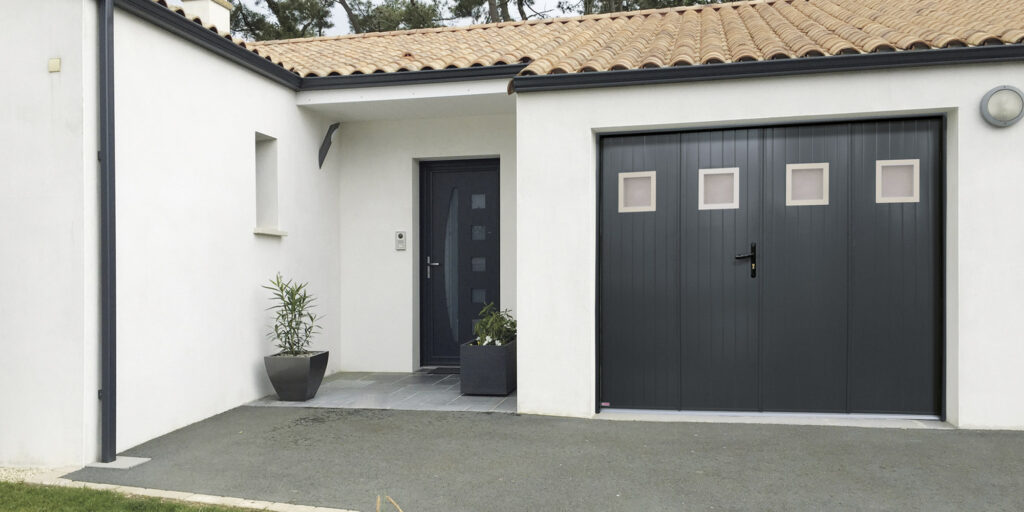 Porte de garage battante