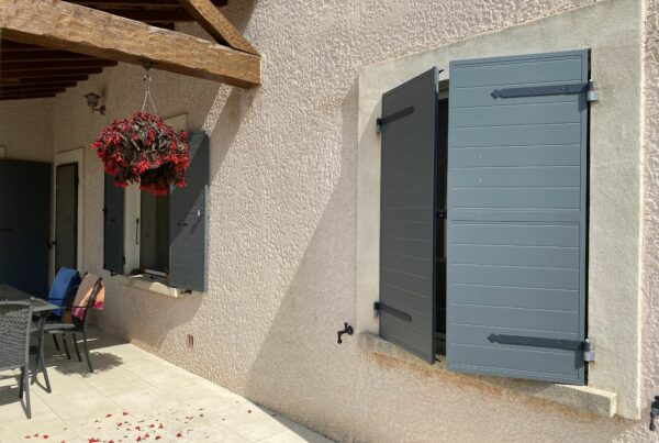 Volet battant aluminium rénovation sans travaux