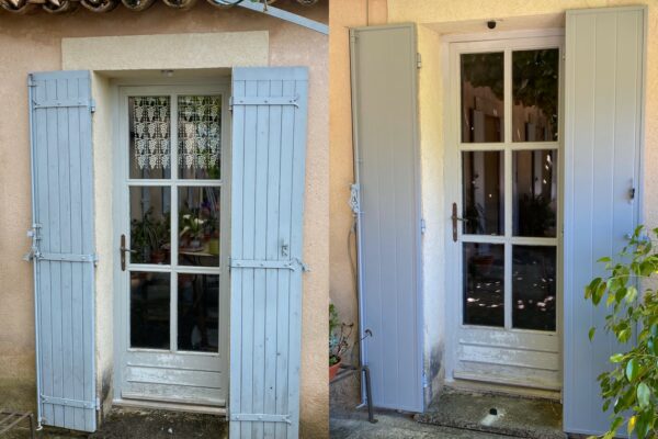 Changement volet battant rénovation