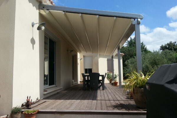 Pergola toile enroulable - Somfy