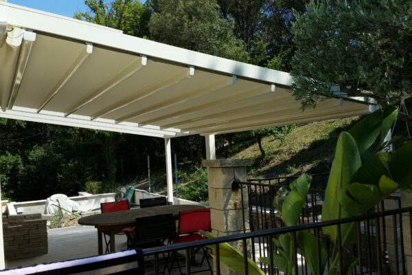 Pergola toile aluminium