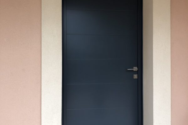 Porte d'entrée aluminium rénovation ou dépose totale