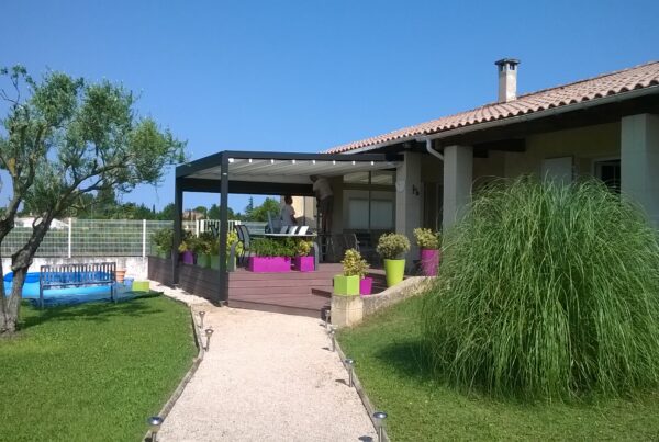 Pergola toile coulissante