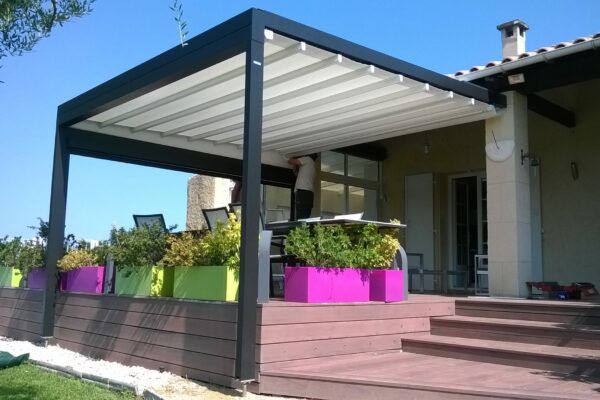 Pergola toile sur mesure